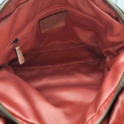 Metallic Python Snakeskin Print COACH Handbag
