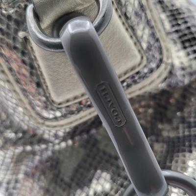 Metallic Python Snakeskin Print COACH Handbag