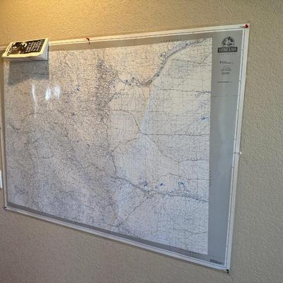 LARGE MAP OF STREAMS IN COLORADO AND MORE