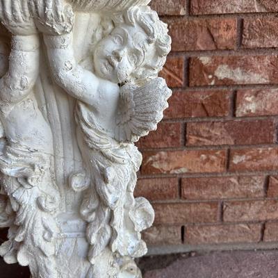 CHERUB BIRD BATH