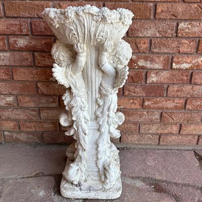 CHERUB BIRD BATH