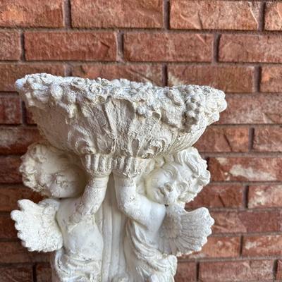 CHERUB BIRD BATH