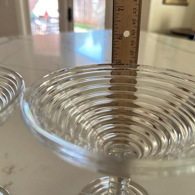 3 Manhattan Martini Glasses