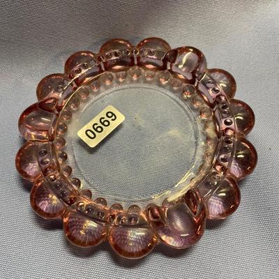 Bubbles and stars ashtray