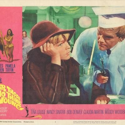 For Those Who Think Young 1964 original vintage lobby card