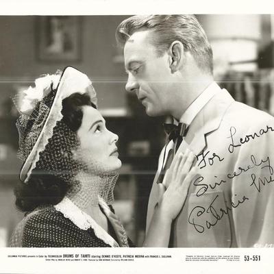 Drums of Tahiti Patricia Medina Signed Movie Photo