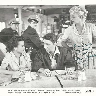 Highway Dragnet Iris Adrian Signed Movie Photo