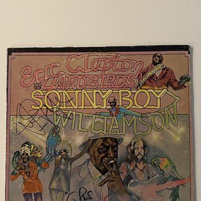 Sonny Boy Williamson & the Yardbirds signed album