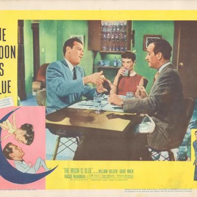 The Moon is Blue set of 8 original lobby cards