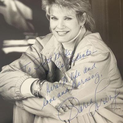 Gloria Loring singed photo