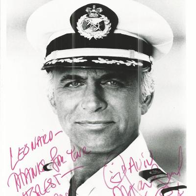 The Love Boat Gavin MacLeod Signed Photo