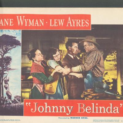 Johnny Belinda 1948 original vintage lobby card