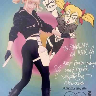 Apollo Smile signed photo
