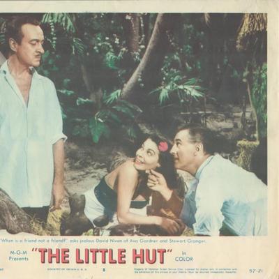 The Little Hut set of 8 original lobby cards