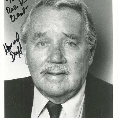 Howard Duff signed photo