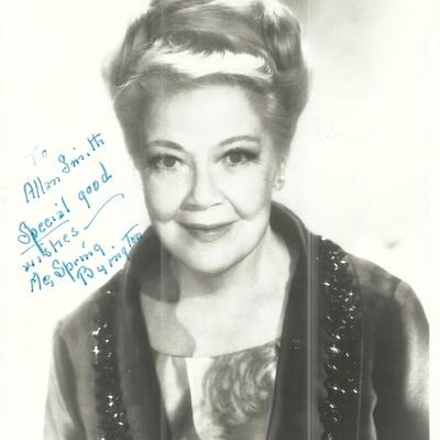 Spring Byington Signed Photo