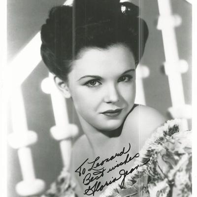 Gloria Jean Signed Photo