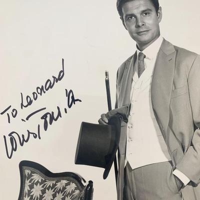 Louis Jourdan signed photo