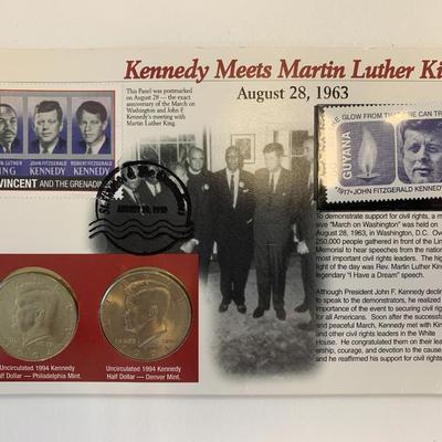 John F. Kennedy FDC and uncirculated mint