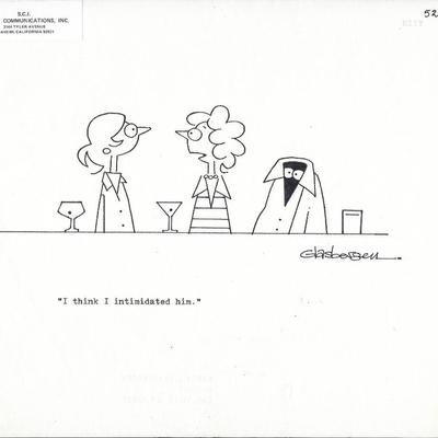 Randy Glasbergen signed original hand drawn sketch