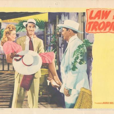 Law of the Tropics 
1941 original vintage lobby card