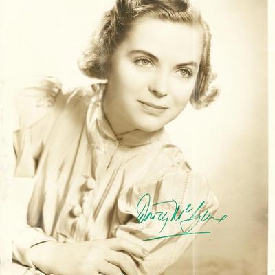 Dorothy McGuire Signed Photo
