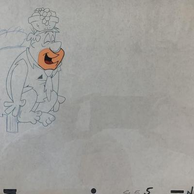 Flintstones original artwork and cel
