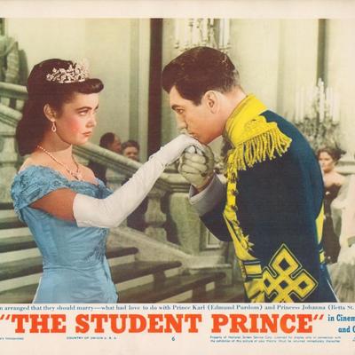 The Student Prince set of 8 original lobby cards