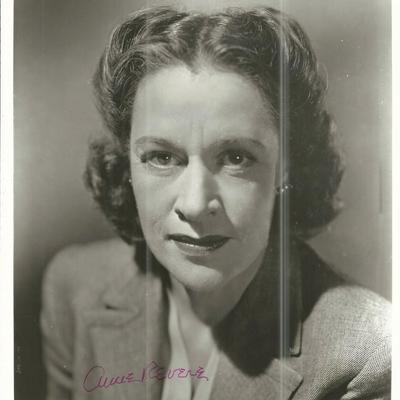 National Velvet Anne Revere Signed Photo