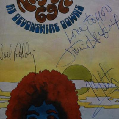 Jimi Hendrix Newport 69 signed Tour Book