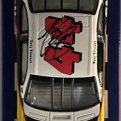 Tony Stewart signed diecast car