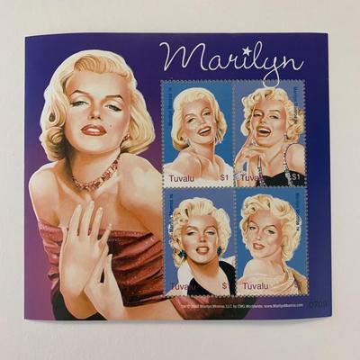 Marilyn Monroe stamp sheet