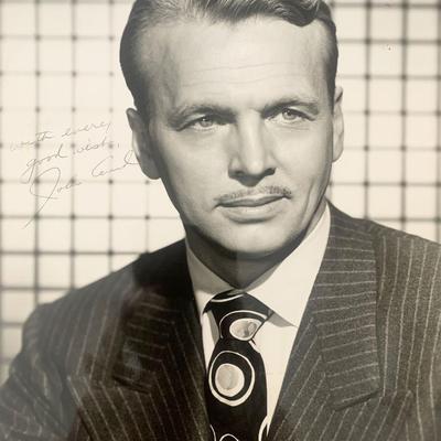 John Lund signed photo