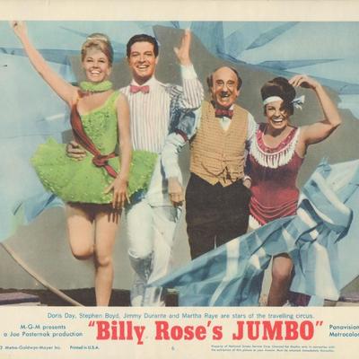 Billy Rose's JUMBO set of 8 original lobby cards
