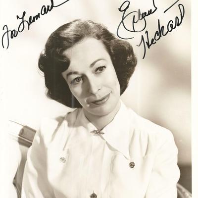 Eileen Heckart Signed Photo