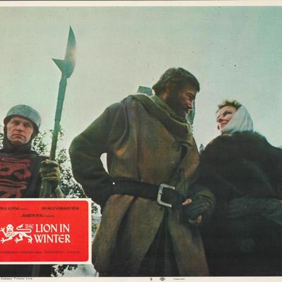 The Lion in Winter set of 8 original lobby cards