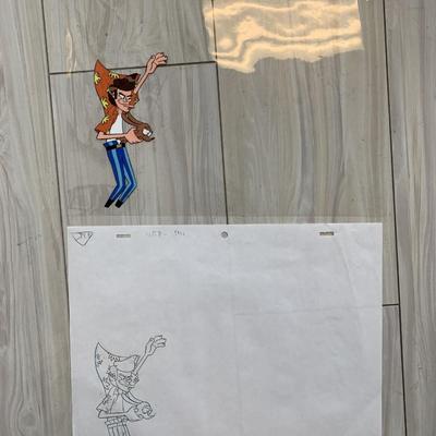 Ace Ventura original artwork and cel