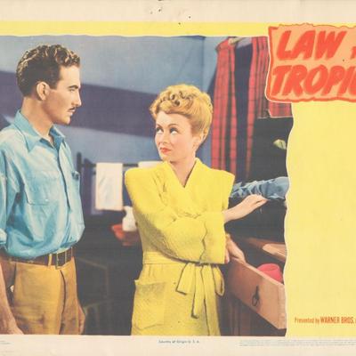 Law of the Tropics 
1941 original vintage lobby card