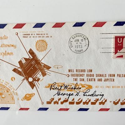 Explorer 49 George H. Ludwig
1973 Signed First Day Cover