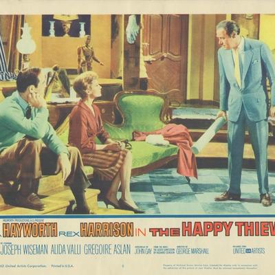 The Happy Thieves set of 8 original lobby cards