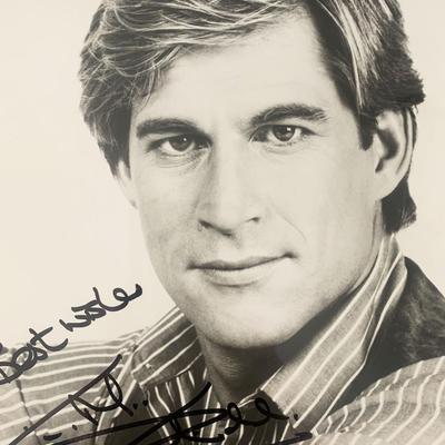 Simon MacCorkindale signed photo