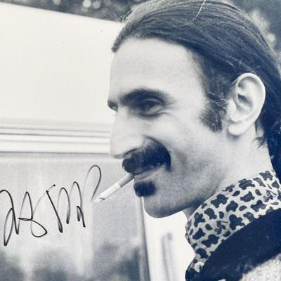 Frank Zappa Signed Photo