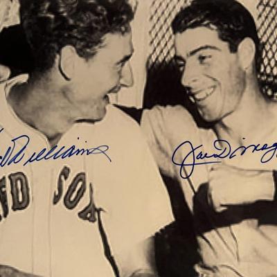 Ted Williams / Joe DiMaggio signed photo