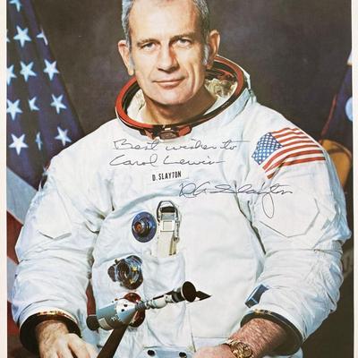 Deke Slayton Signed Photo