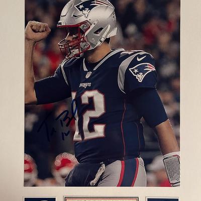 Tom Brady signed photo