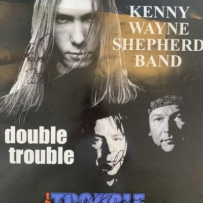Kenny Wayne Shepherd Band signed poster