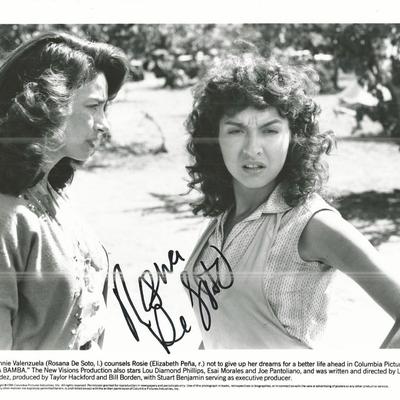 La Bamba Rosana DeSoto signed photo