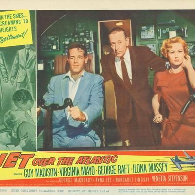 Jet Over the Atlantic 1959 original vintage lobby card
