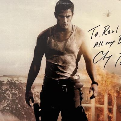 Channing Tatum signed photo