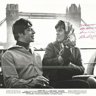 Georgy Girl Lynn Redgrave Signed Movie Photo